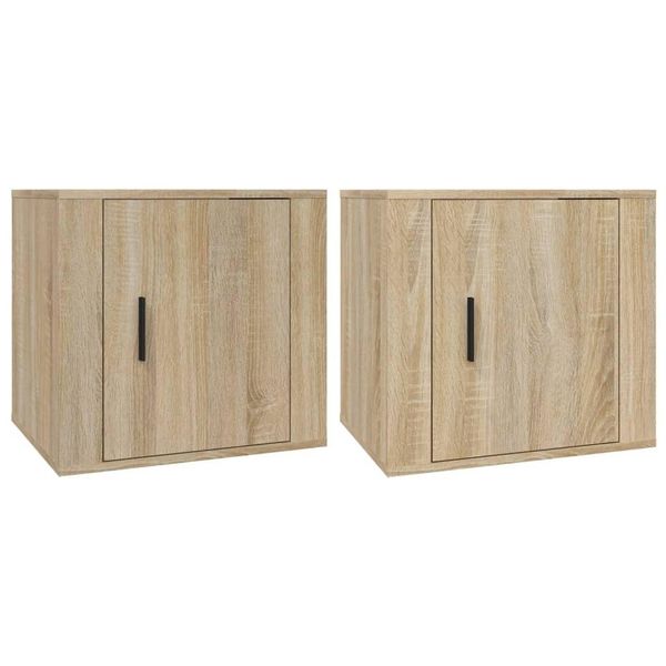 Syfax™ Comodini 2 Pz Rovere Sonoma 50X39X47 Cm-image