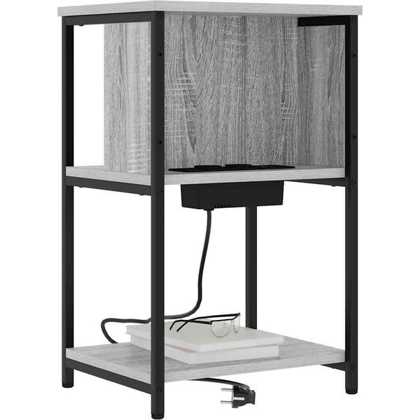 Syfax™ Armadio Da Notte Grigio Sonoma 38 X 31 X 61 Cm-image