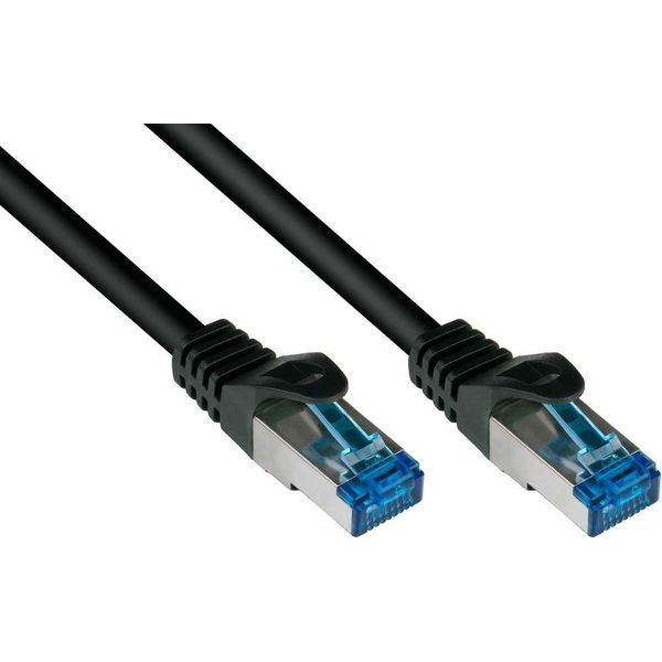 Alcasa RJ45-RJ45 - M-M - 50M - RJ-45 - RJ-45 - Maschio/Maschio - Cat6A - S/Ftp (S-STP) - Nero (8060-H500S)-image
