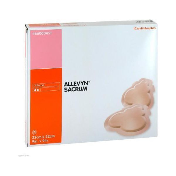 Allevyn Sacrum Large 22X22 Cm Medicazione Adesiva Per Ferite 10 Pz-image