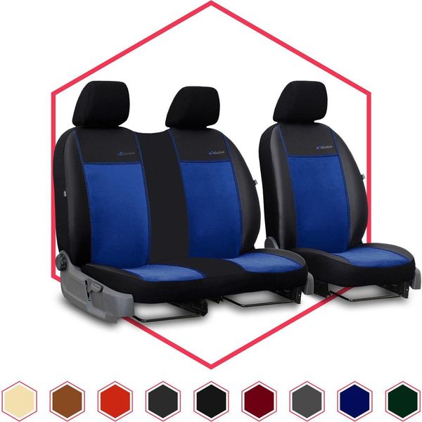 Coprisedili Auto Coprisedili Universali Per Iveco Daily Iv Blue 1+2 Bus-image