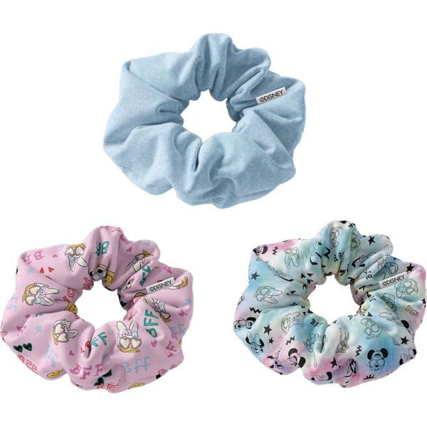 Set Di Cravatte Per Capelli Disney Minnie Pastel 3 Pezzi.-image