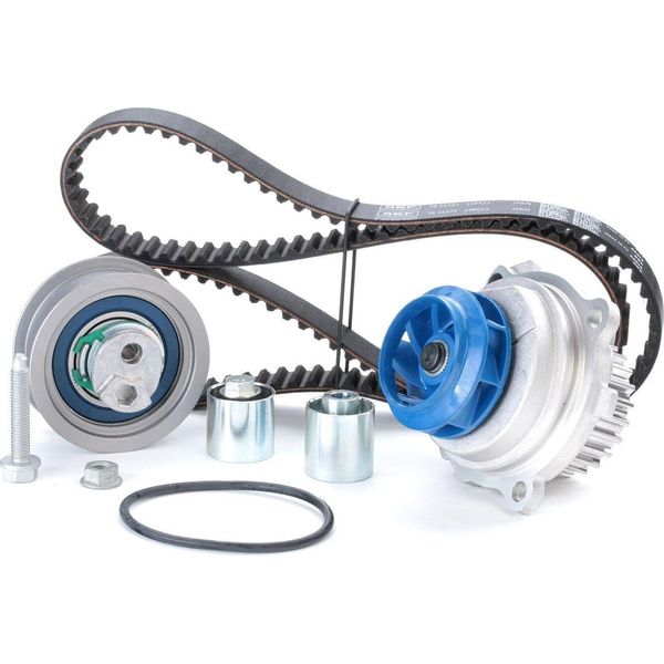 Skf Vkmc 01222-1 Pompa Acqua + Kit Cinghia Dentata Oe 06B109244 Compatibile Con A3 8P, Altea, Altea Xl, Leon, Toledo, Octavia, Eos, Golf Plus, Golf V, Jetta, Passat 3C, Touran-image