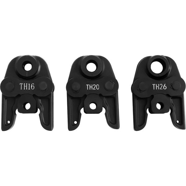 Ganasce Di Pressatura - TH16/TH20/TH26 - Per Tubi Multistrato - Acciaio Legato E Acciaio Inox - Apertura Massima 41/43 5/44 Mm - Set Di Ganasce Per Tubi Apertura 41/43,5/44,5 Mm - Set-image