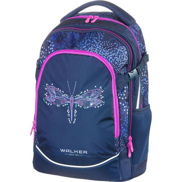 Walker Zaino Della Scuola Zaino Con Scomparto Per Laptop Fame 2.0 Backpack 28L Magic Dragonfly Viola Scuro-image