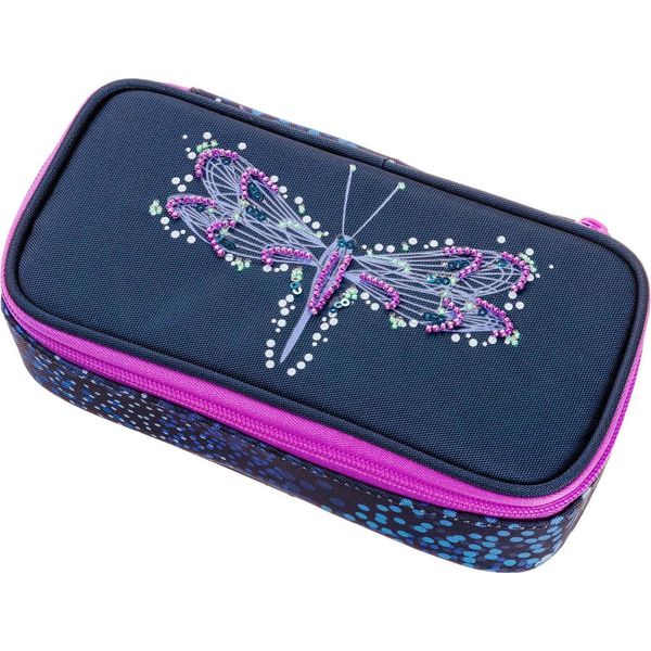 Walker Astuccio Per Matite Fame 2.0 Pencil Box Magic Dragonfly Viola Scuro-image