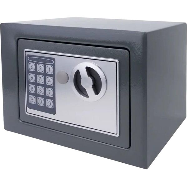Cassetta Di Sicurezza Digitale Laziel In Acciaio - Cassaforte Commerciale - Montaggio A Parete - 2 Chiavi - 4,6 Litri-image