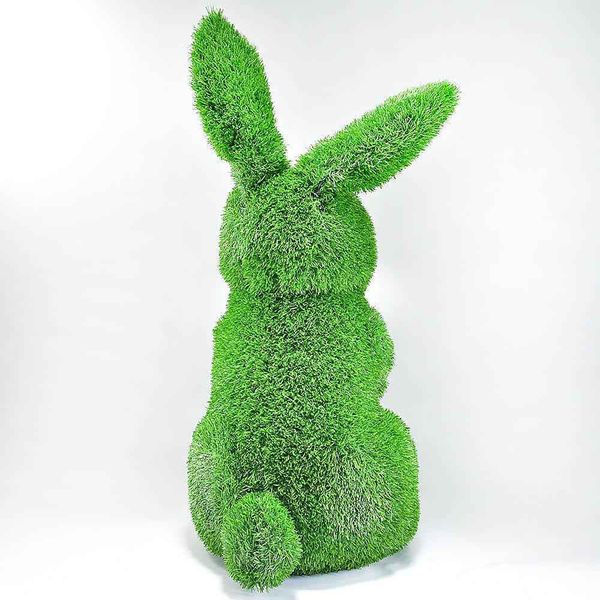 Aniplants, Figura In Erba, "Coniglietto"" In Piedi, Decorazione Da Giardino, 85Cm"-image