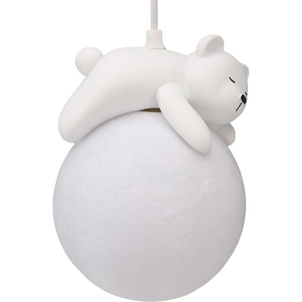 Lampada A Sospensione BäRenmond, Lampada A Sospensione 3D A Forma Di Luna, Lampada Da Soffitto Per Camera Da Letto E Cameretta Dei Bambini-image