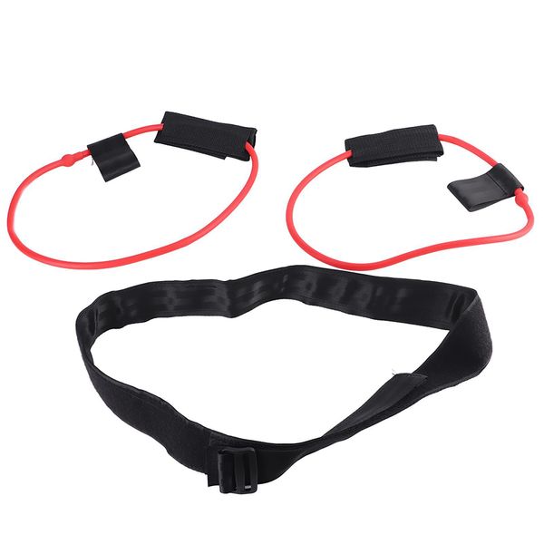 Fascia Elastica Per Fitness, Fascia Regolabile Per Allenamento Fianchi/Gambe, Rossa-image