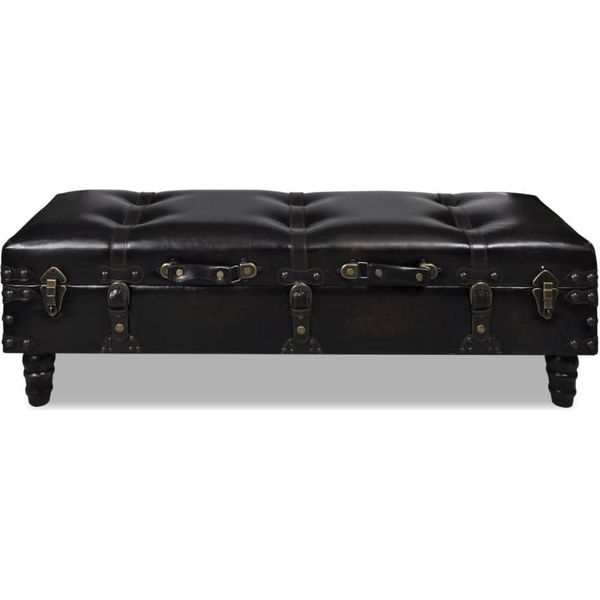 Syfax™ Panca Contenitore Cassapanca Marrone Lunga-image