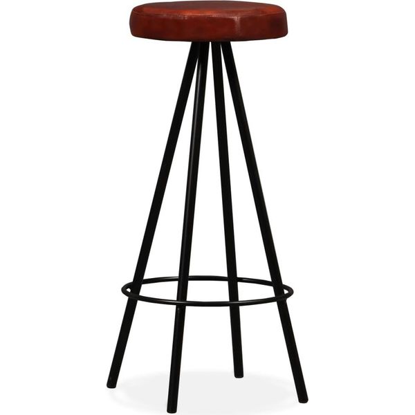 Syfax™ Sgabelli Da Bar 2 Pz In Vera Pelle-image