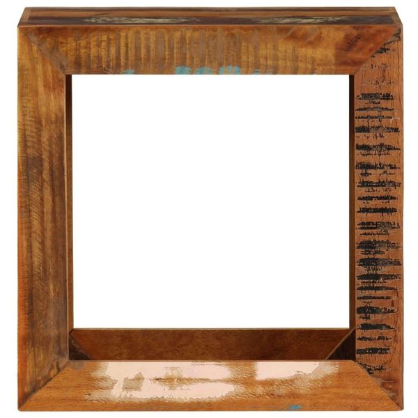 Syfax™ Sgabello In Legno Massello Di Recupero 40X30X40 Cm-image