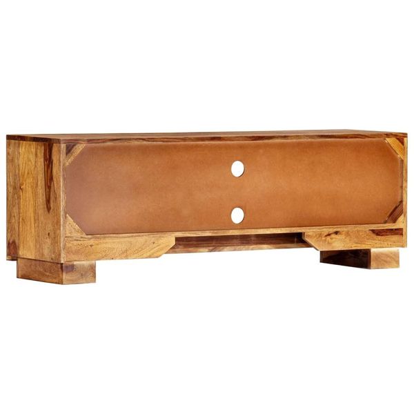 Syfax™ Mobile Porta Tv 118X30X40 Cm In Legno Massello Di Acacia-image