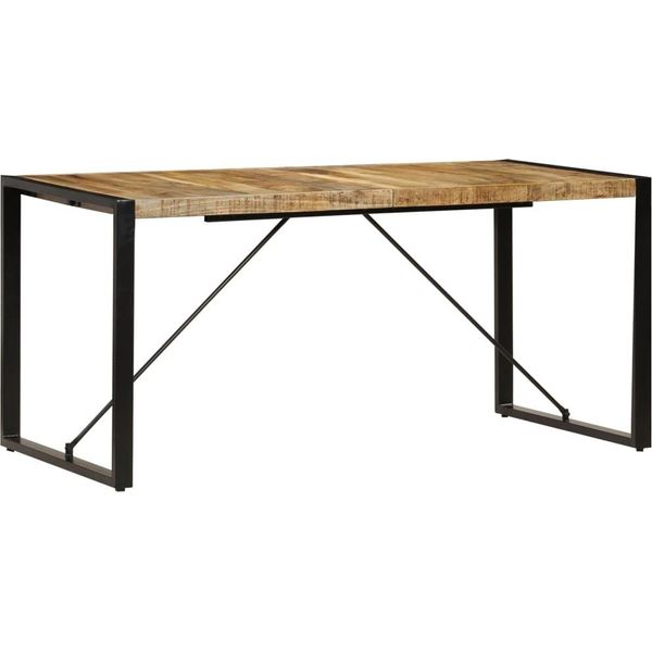 Syfax™ Tavolo Da Pranzo 160X80X75 Cm In Legno Massello Di Mango-image