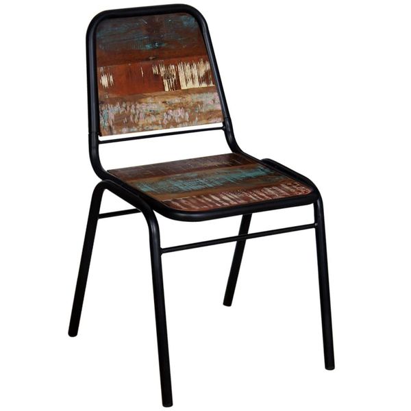 Syfax™ Sedie Da Pranzo 6 Pz In Legno Massello Di Recupero-image