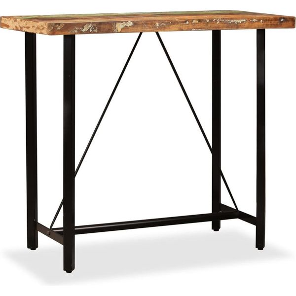 Syfax™ Set Da Bar 5 Pz In Legno Massello Di Recupero-image