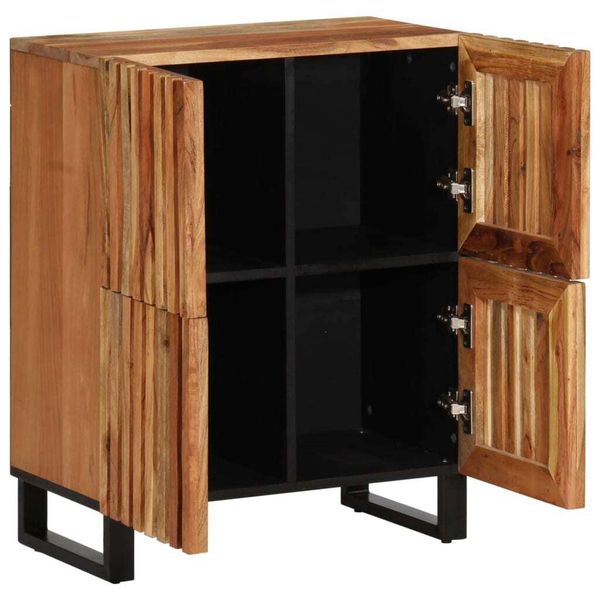 Syfax™ Credenza 60X34X75 Cm In Legno Massello Di Acacia-image