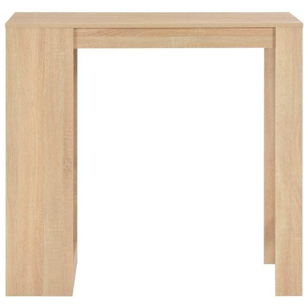 Syfax™ Tavolo Da Bar Con Ripiano Rovere 110X50X103 Cm-image