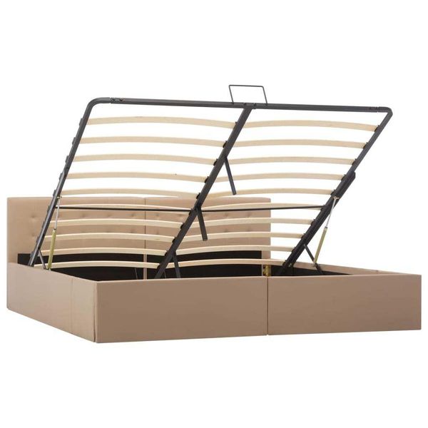 Syfax™ Giroletto Idraulico Cappuccino Pelle Finta 180X200Cm-image