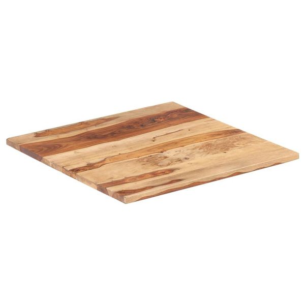 Syfax™ Piano Tavolo In Legno Massello Di Acacia 25-27 Mm 70X70 Cm-image