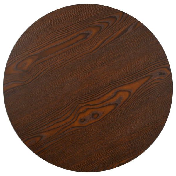 Syfax™ Tavolo Da Bistrot Marrone Scuro 50 Cm In Mdf-image