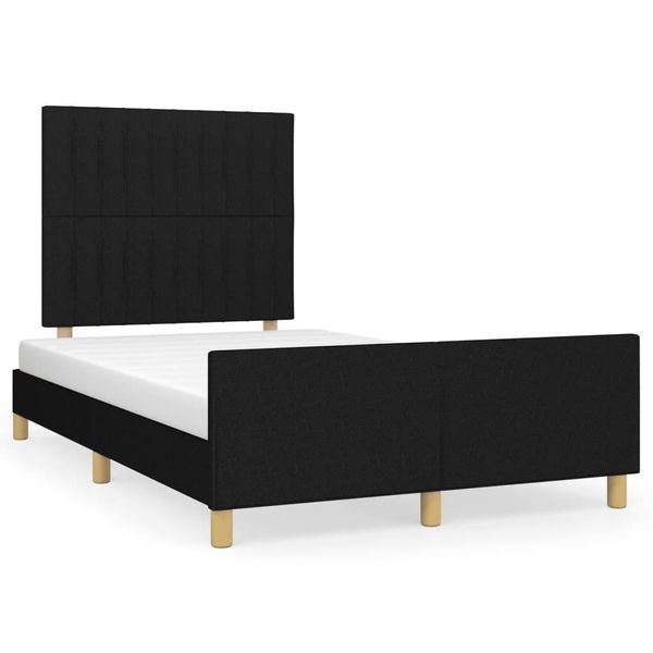 Syfax™ Giroletto Senza Materasso Nero 120X200 Cm Tessuto-image