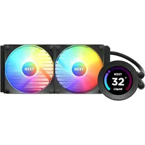 Nzxt Kraken Elite 240 Rgb Processor All-In-One Liquid Cooler 12 Cm Nero 1 Pezzo(I) (RL-KR24E-B1)-image