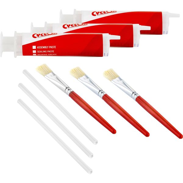 Set Cyclon Con 3 Siringhe E 3 Spazzole Per La Barra Di Lubrificazione-image