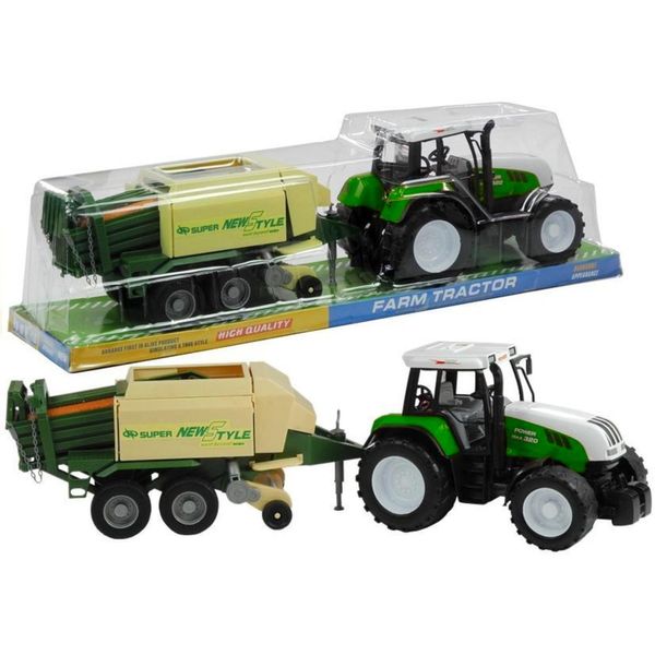 Trattore Grande Con Rimorchio Macchina Agricola 65 Cm-image