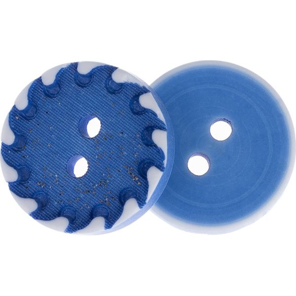Bottone - Set Di 6 - Diametro 18 Mm - Blu, Bianco-image