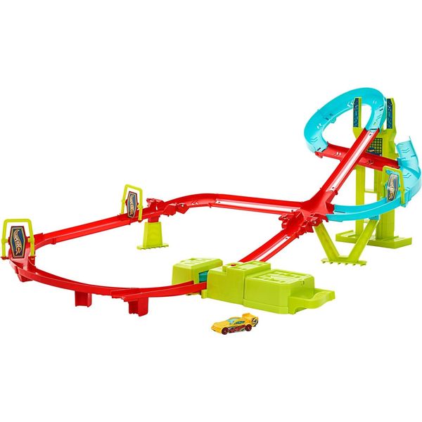 Hot Wheels Neon Speeders Pista Da Corsa Per Grattacieli-image