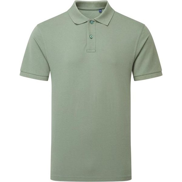 Polo Asquith & Fox Da Uomo, Manica Corta RW3471 (S) (Verde Felce)-image