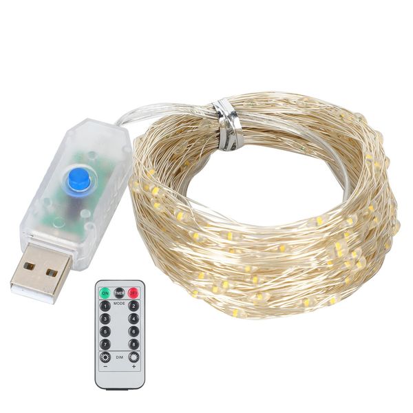 Luci Di Stringa, Luci 200LED, Lampada Di Stringa Del Led, Luce Decorativa, Luci Di Stringa Telecomandate, Rifornimenti Di Illuminazione All'aperto-image