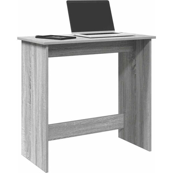 Maison Exclusive - Scrivania Grigio Sonoma 80X40X75 Cm Materiale Ligneo-image