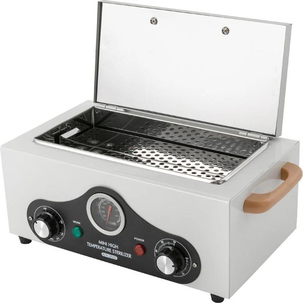 Sterilizzatore Elettrico Ad Aria Calda - Calore Secco Per Strumenti Per Unghie - Pedicure E Salone Per Unghie - Funzione Timer - Bianco-image