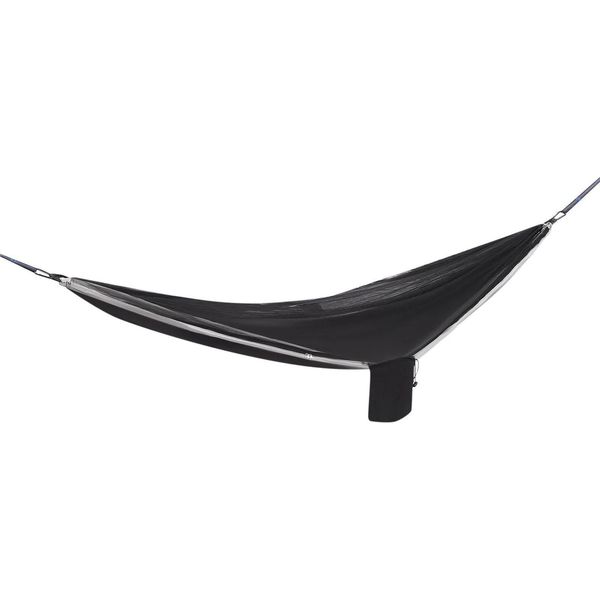 Amaca Da Campeggio - Tenda Amaca Con Zanzariera E Telo Antipioggia - Dimensioni 2,9 X 1,4 M - Portata 200 Kg - Per Escursioni, Viaggi, Campeggio - Nero/Grigio-image