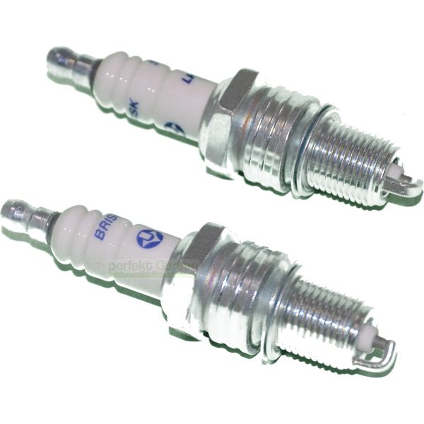 2 Candele Di Accensione Per AL-KO (Alko) Classic 5.14 SP-H / 123058 Tosaerba-image