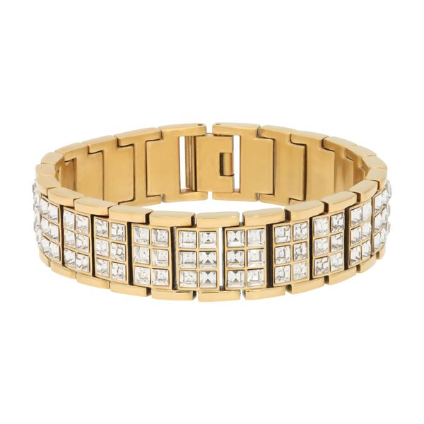 Edelstahlarmband Vivance "Sparkling Elegance", Silber (Edelstahlfarben), ArmbäNder, Damen, Chirurgiestahl, Edelstahlarmband-image