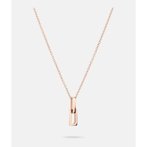 Kette Mit AnhäNger Liebeskind Berlin "Schmuck Geschenk Edelstahl Halskette Festive Mini Link", Rosa (RoséGoldfarben), Halsketten, Damen, Edelstahl, L: 45 B: 2Mm, B:2Mm-image