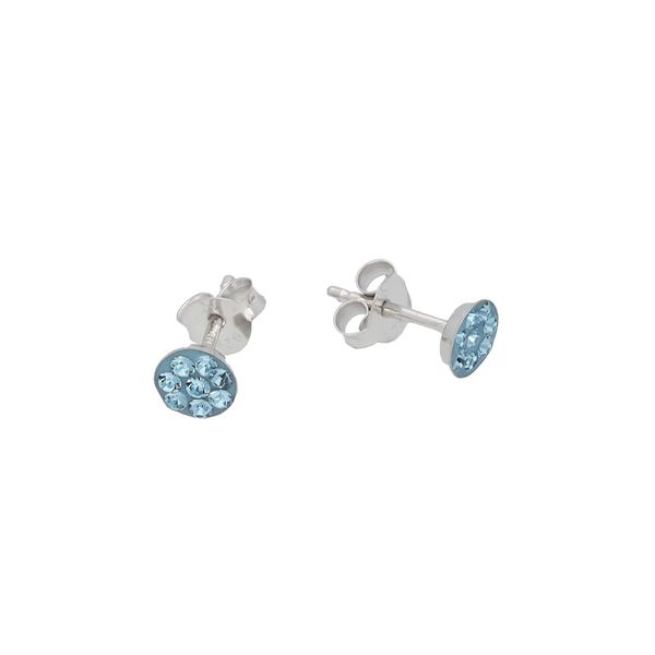 Paar Ohrstecker Vivance "Blaue Kristalle", Silber (Silber 925), Ohrringe, Damen, Silber 925 (Sterlingsilber)-image