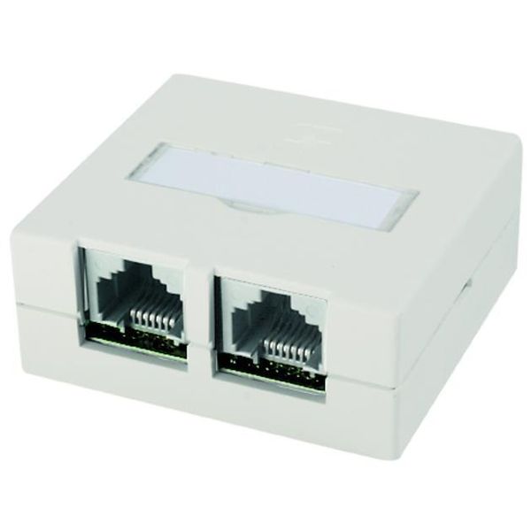 Scatola Di Giunzione TelegäRtner Vad Cat.6 Ea, 2 X RJ45, Schermato-image