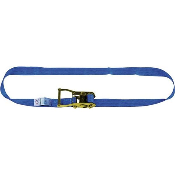 Cinghia Di Ancoraggio Dolezych Lunghezza 5M Larghezza 50Mm Con Cricchetto Portata 3000Kg 1500Kg / Dan - 16503000-image