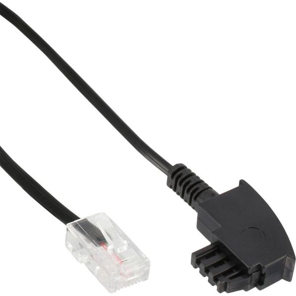 Cavo Inline® 18520 TAE-F Per Router Dsl, Spina TAE-F A RJ45 8P2C, 20 M-image