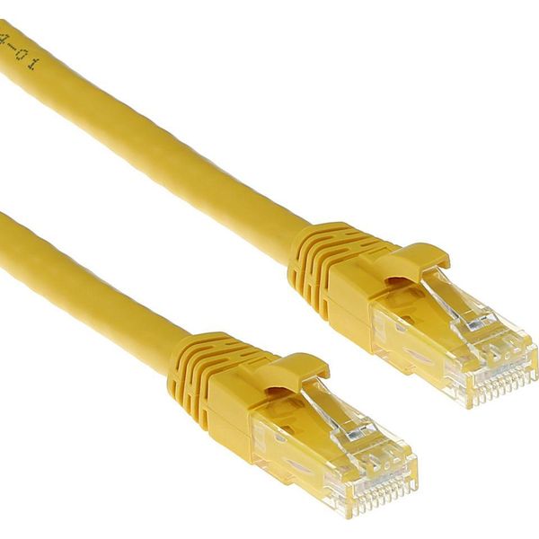 Act Giallo 20 Metri Di Cavo Patch U/Utp CAT6 Snagless Con Connettori RJ45. Cat6 U/Utp Snagless Yl 20,00M (IS8820)-image