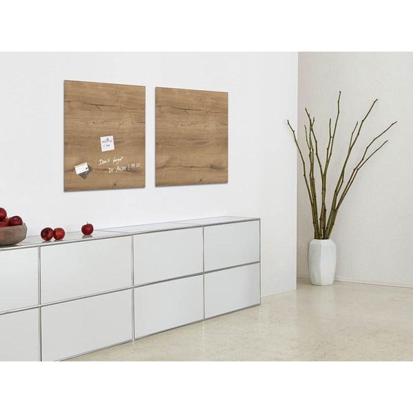 Lavagna Magnetica In Vetro Sigel Design "Artverum"", (L)480 X (H)480 Mm"-image