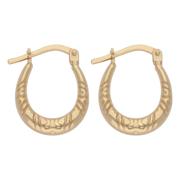 Paar Creolen Firetti "Schmuck Geschenk Gold 375 Ohrschmuck Ohrringe", Gelbgoldfarben, Ohrringe, Damen, Gelbgold 375-image