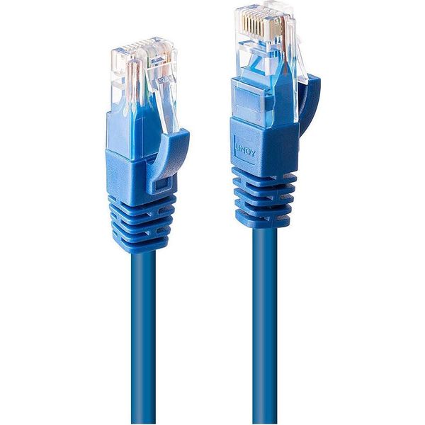 Lindy 48020 Cat6 U/Utp Kabel, Blau, 5.00M-image