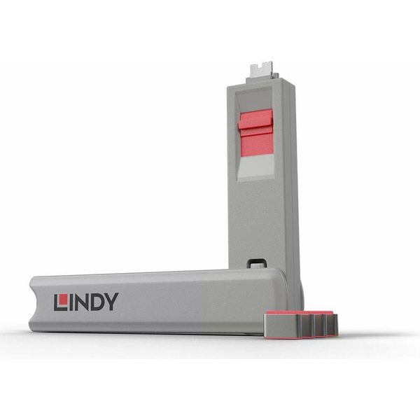 Lindy Usb Typ C Port Schloss Rot-image
