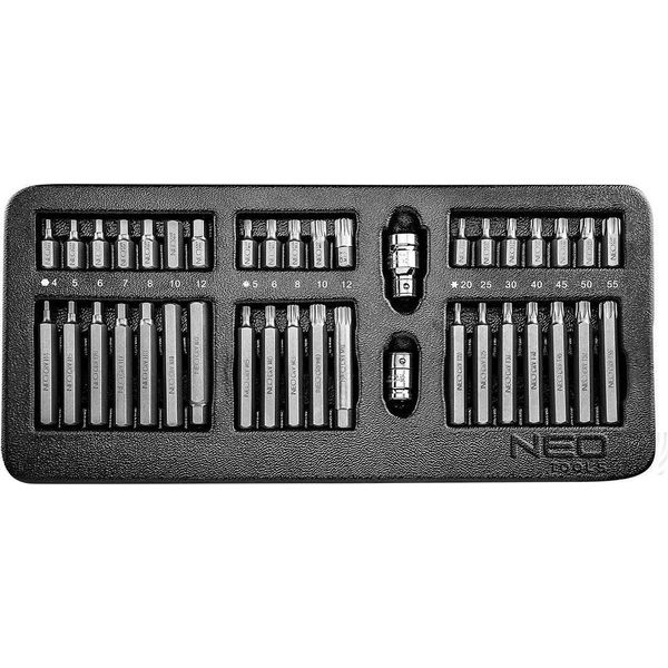 Neo Tools Inserti Per Cacciavite 30-75 Mm, Set Di 40 Pezzi, Inserto-image